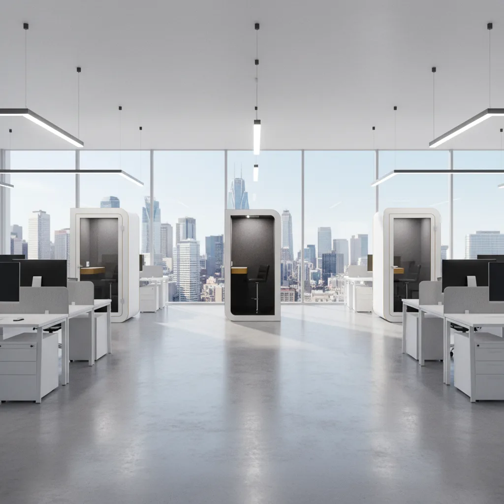 Akustické kabiny v korporátní kanceláři